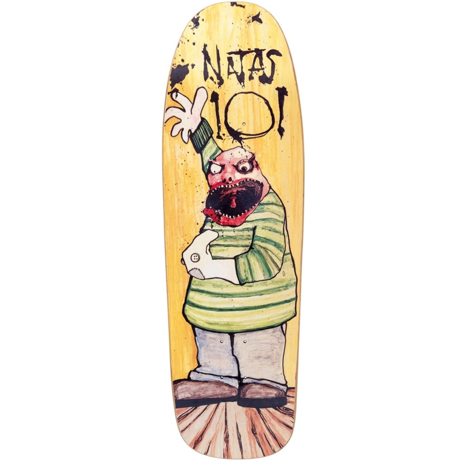 Tabla 101 Skateboards Natas sock puppet Slick 9.625"