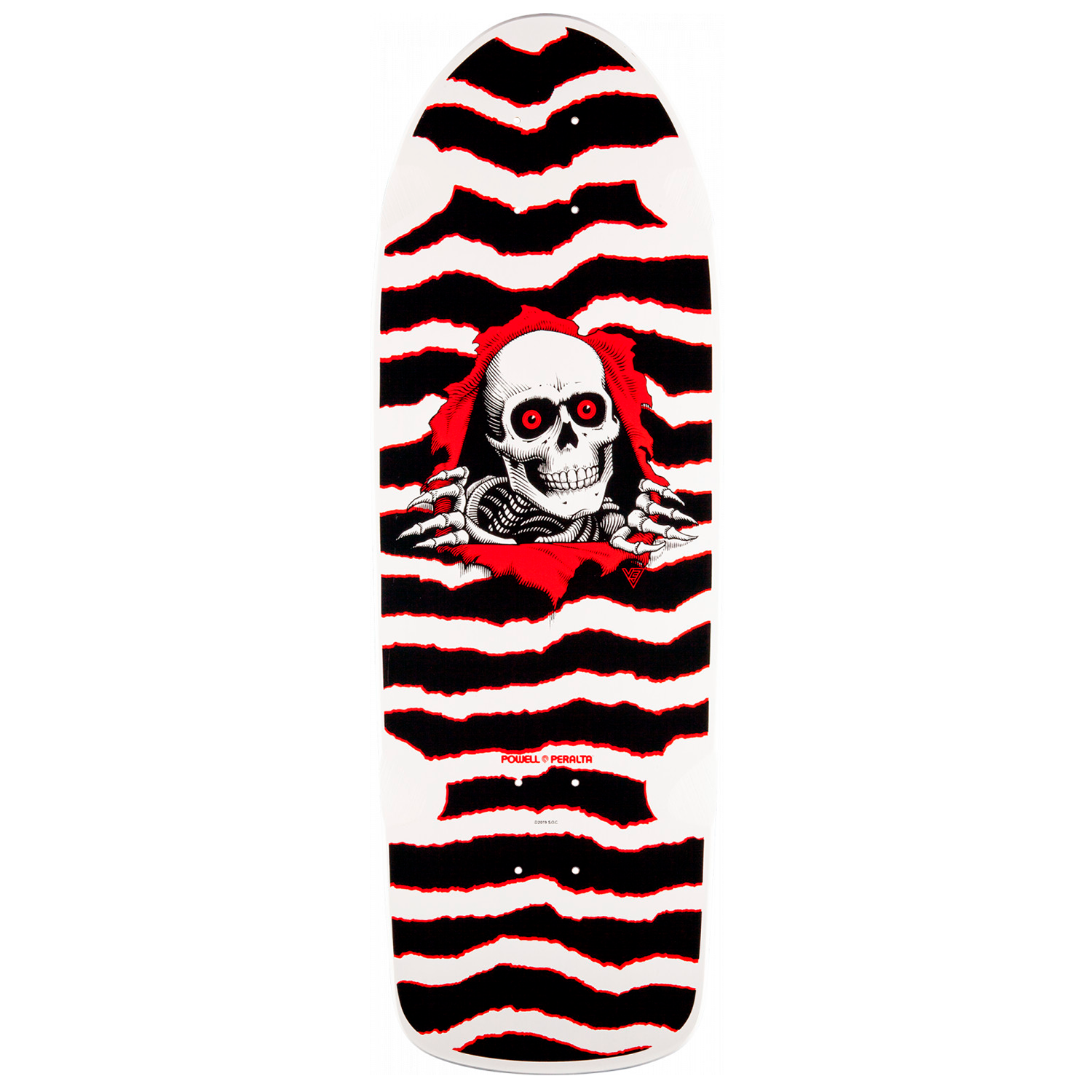 Tabla Powell Peralta OG Ripper White/Red - 10''