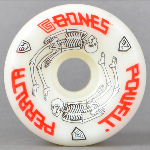 Llantas Powell Peralta G-Bones white 64mm