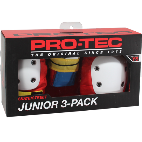 Proteccion RETRO Pro-tec Junior 3 pack YS, YM