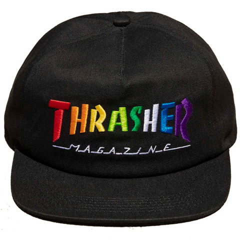 Gorra Thrasher Rainbow black