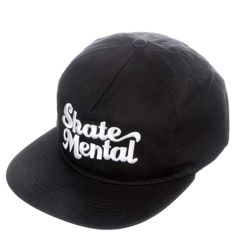 Gorra Skate Mental - Script Logo Black