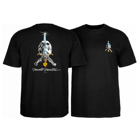 Polo Powell Peralta - skull and sword black