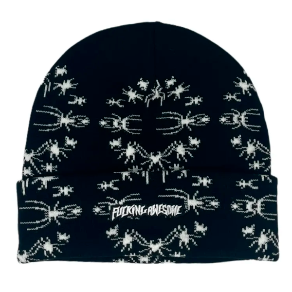 Chullo Fucking Awesome  - Spider Stamp black