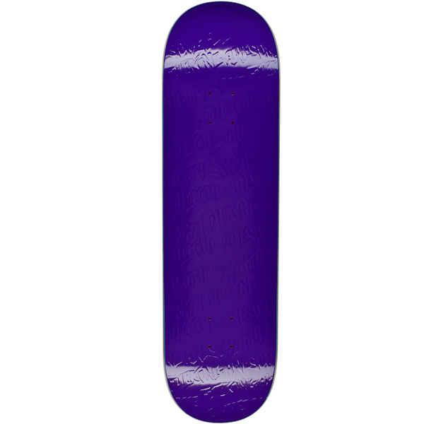 Tabla Fucking Awesome Stamp Embossed Purple - 8.5"