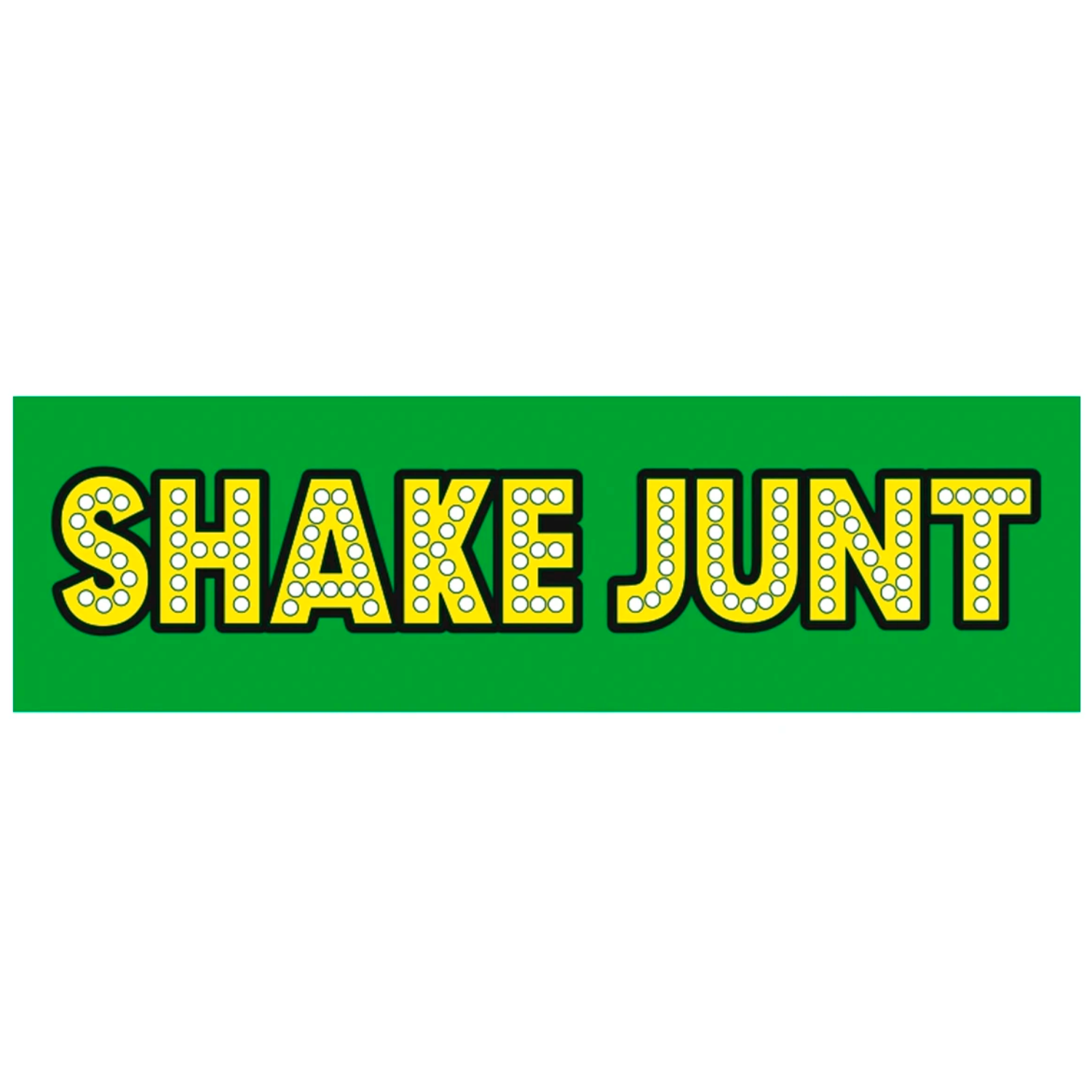 Sticker Shake Junt Logo green