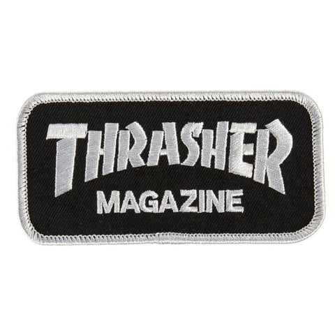 Parche Thrasher Magazine Logo Gray Black