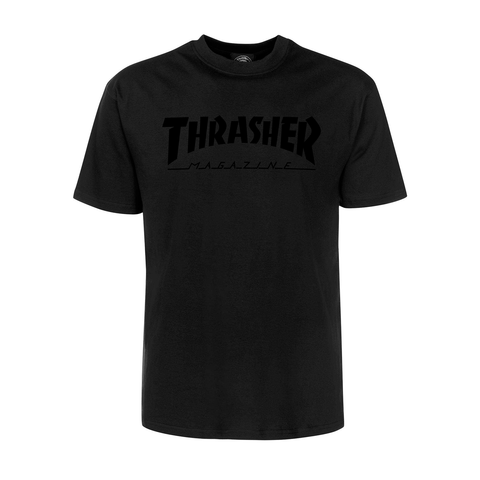 Polo Thrasher - Logo Magazine Black/Black