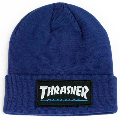 Chullo Thrasher - Logo Patch Blue