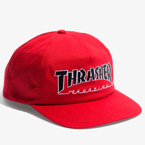Gorra Thrasher - Outlined red
