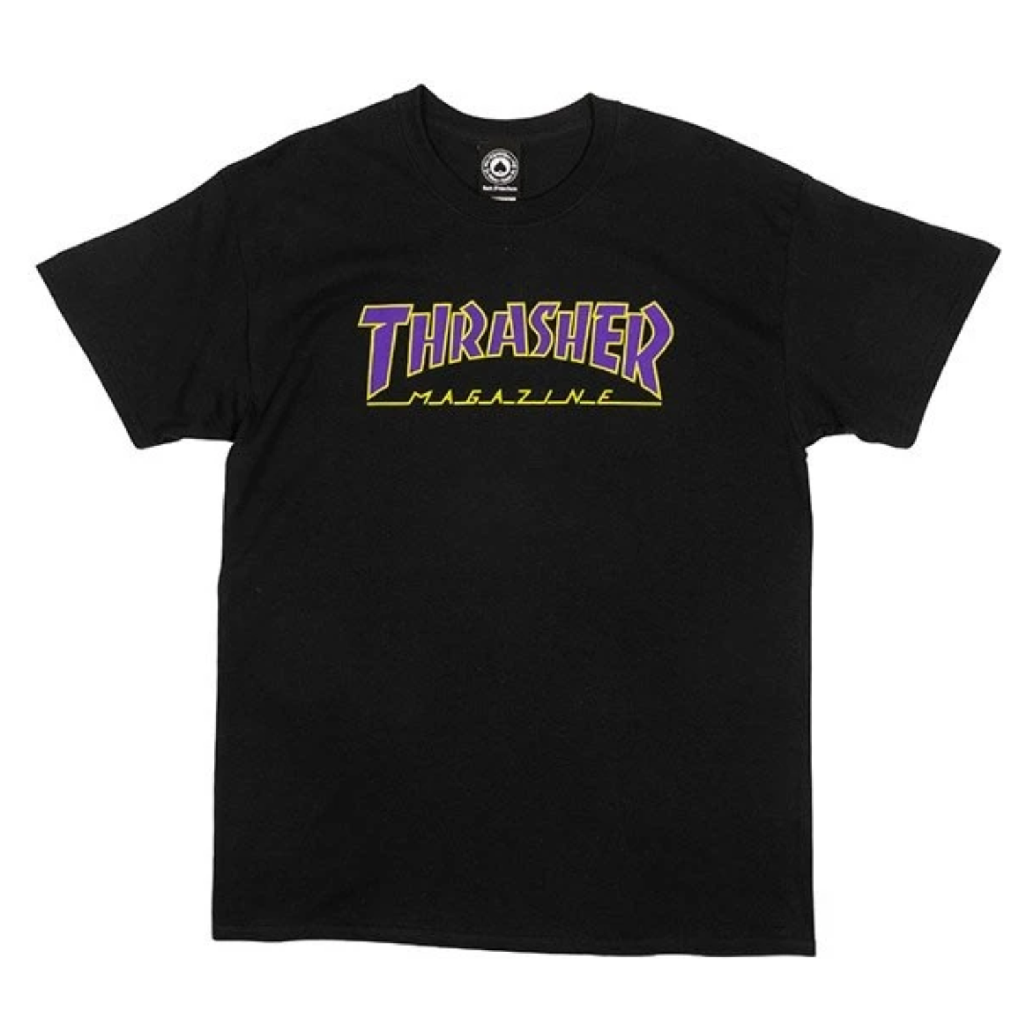 Polo Thrasher Outlined Black/Purple