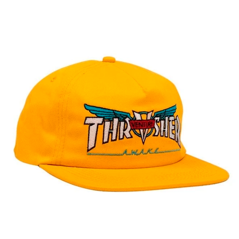 Gorra Thrasher x Venture Gold