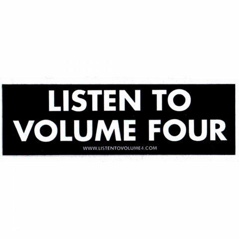 Sticker Vol. 4 - Listen to Volume 4 black